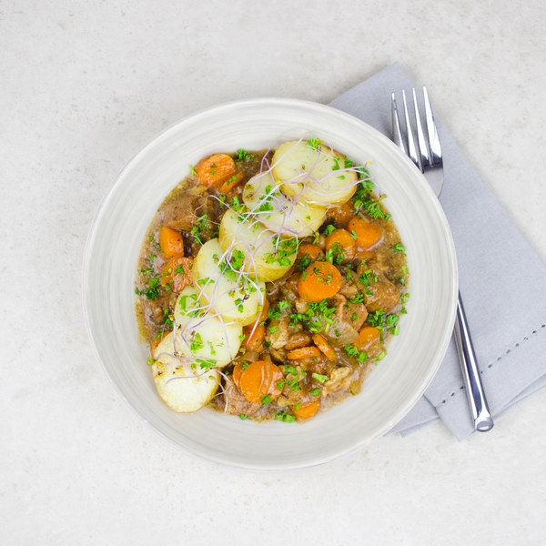 Navarin d'agneau et pomme de terre confite